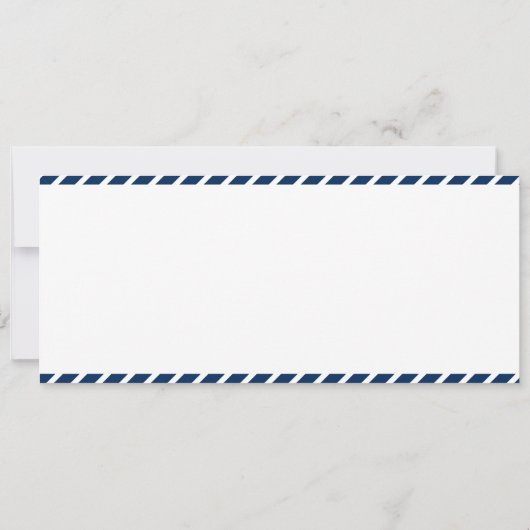 Instapkaart Save The Date Wereldkaart Ticket (Achterkant)