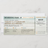 instapkaart strandgolven bruiloft uitnodigingen & (Voorkant)