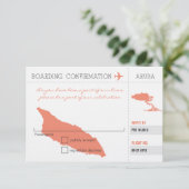 Instapkaart voor Aruba RSVP (Staand voorkant)