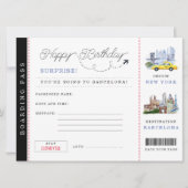 instapkaart | Weekend in Spanje Uitnodiging (Voorkant)