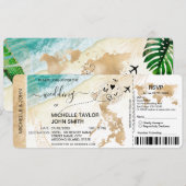 Instapkaart Wereldkaart Filipijnen Strand RSVP Kaart (Voorkant / Achterkant)