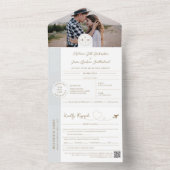 Instappaspoort ticket Bestemming Reizen Thema All In One Uitnodiging (Binnen)