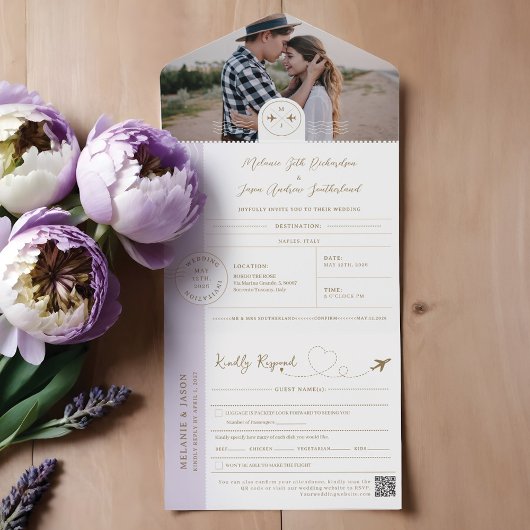 Instappaspoort ticket Bestemming Reizen Thema All In One Uitnodiging