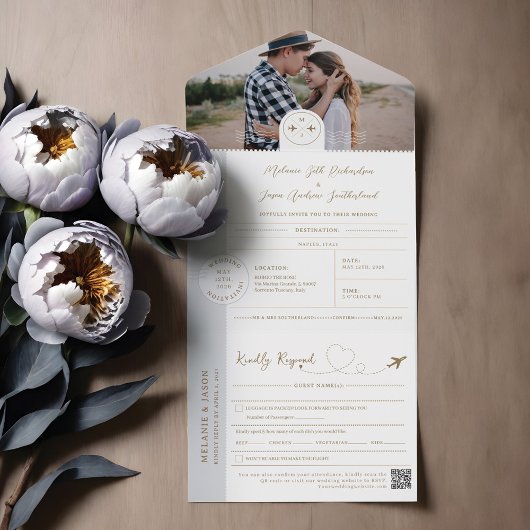 Instappaspoort ticket Bestemming Reizen Thema All In One Uitnodiging