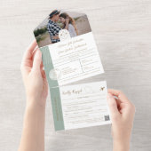 Instappaspoort ticket Bestemming Reizen Thema All In One Uitnodiging (Afscheurbaar)