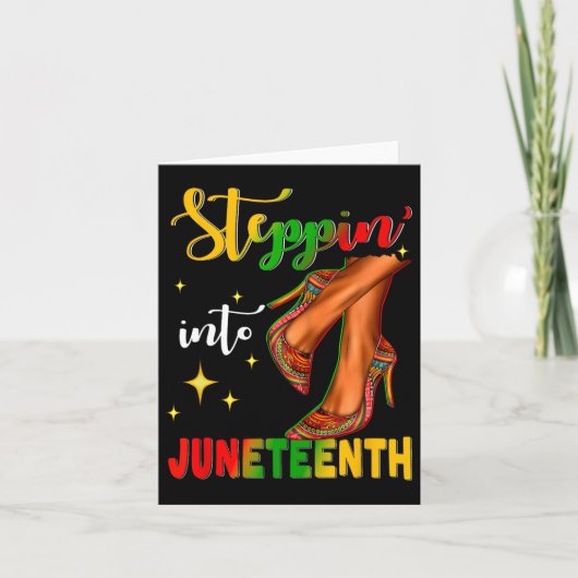Instappen in Juneteenth Als Mijn Voorouders Hoge H Kaart (Voorkant)