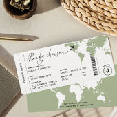 Instappen Pass Travel Gender Neutraal Baby shower Kaart