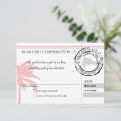 Instappen RSvP Vluchtdocument NAAR Dominicaanse Re Kaart (Staand voorkant)
