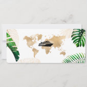 Instapper Bordpas Wereldkaart Cruise Kaart (Achterkant)