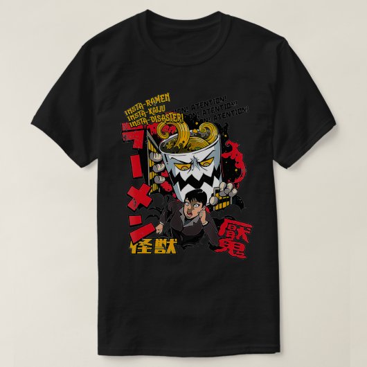 InstaRamen Monster T-shirt (Design voorkant)