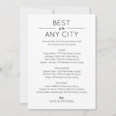 Insteekkaart voor welkomsttas kaart (Voorkant)