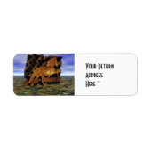 Instellen in steen etiket (Voorkant)