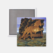 Instellen in steen magneet (Voorkant / Achterkant)