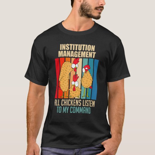 Instelling Beheer Alle Kippen Op Mijn Commando  T-shirt (Voorkant)
