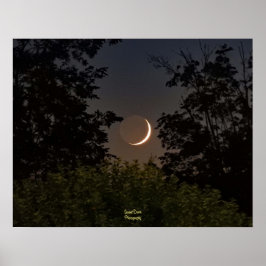 Instelling halve maan poster