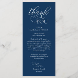 Instelling in de binnenplaats Hartelijk dank, Navy Programmakaart