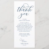 Instelling in de binnenplaats Hartelijk dank, Navy Programmakaart (Voorkant)