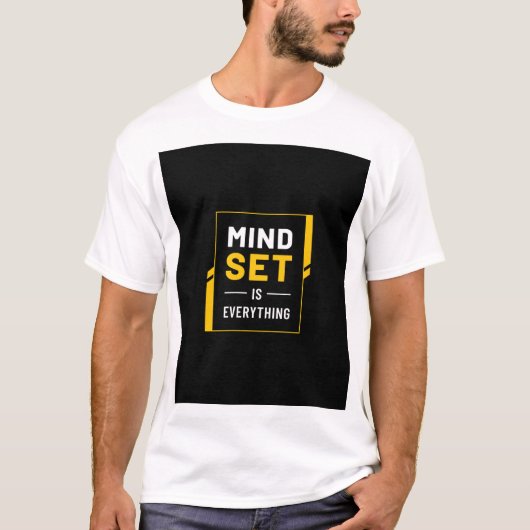 INSTELLING IS ALLES T-SHIRT (Voorkant)