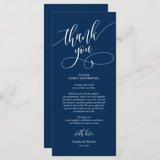 Instelling van de binnenplaats Dank u voor de kall Programmakaart (Voorkant / Achterkant)