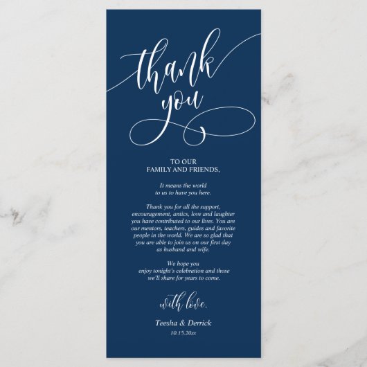 Instelling van de binnenplaats Dank u voor de kall Programmakaart (Voorkant)