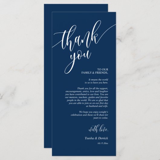 Instelling van de binnenplaats Dank u voor de kall Programmakaart (Voorkant / Achterkant)