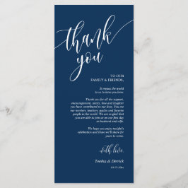 Instelling van de binnenplaats Dank u voor de kall Programmakaart