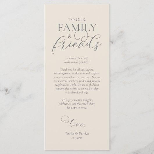 Instelling van de binnenplaats Dank u voor uw kall Programmakaart (Voorkant)