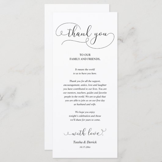 Instelling van de binnenplaats Dank u voor uw kall Programmakaart (Voorkant / Achterkant)