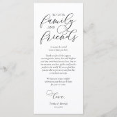 Instelling van de binnenplaats Dank u voor uw kall Programmakaart (Voorkant)