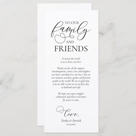 Instelling van de binnenplaats Dank u voor uw kall Programmakaart (Voorkant / Achterkant)