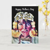 INSTELLING VAN DE MOEDERHOEDKaart Kaart (Gele Bloem)