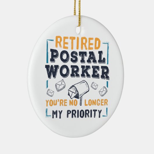 Instelling van postpersoneel Mijn prioriteit is ni Keramisch Ornament (Rechts)