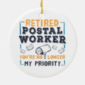 Instelling van postpersoneel Mijn prioriteit is ni Keramisch Ornament (Achterkant)