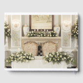 Instellingen tabel Witte rozen Gastenboek (Achterkant)