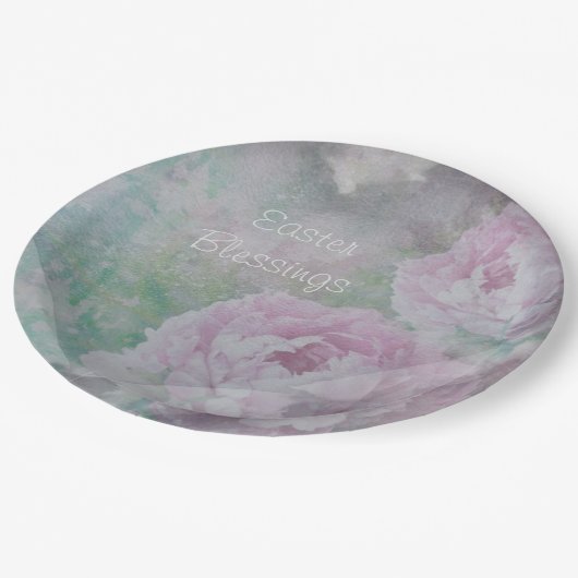 Instellingen voor paasverlooptabel in Pastels Papieren Bordje (Gekanteld)