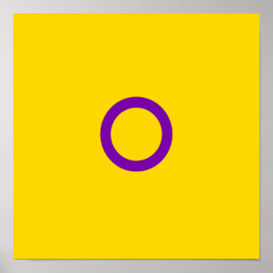 Instersex-vlag Poster
