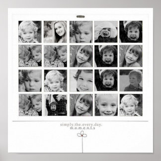 instgram photo collage poster