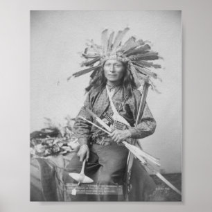 Instigator van de Indische Revolt bij Pine Poster