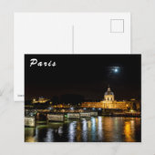 Institut de France en Pont des Arts - Parijs Briefkaart (Voorkant / Achterkant)