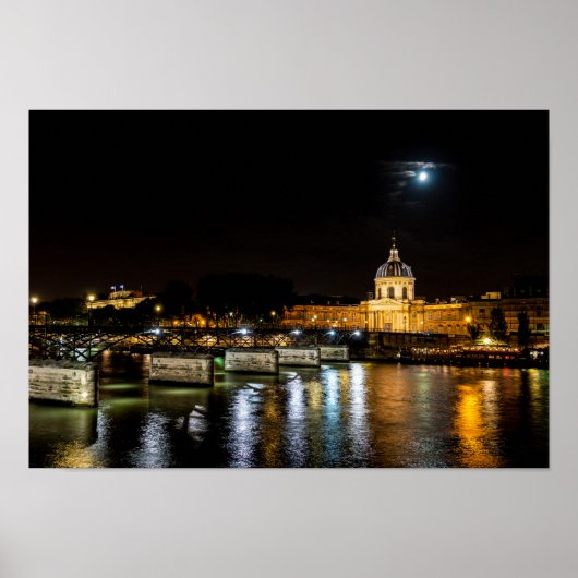 Institut de France en Pont des Arts - Parijs Poster (Voorkant)