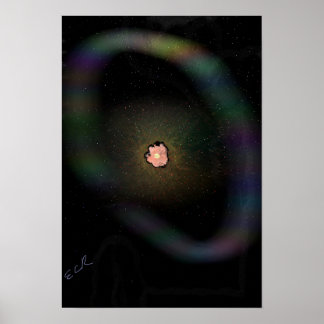 Instortende Supernova, Uitbreidende Schil Poster