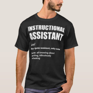 Instructeur Assistent-docent Funny D T-shirt