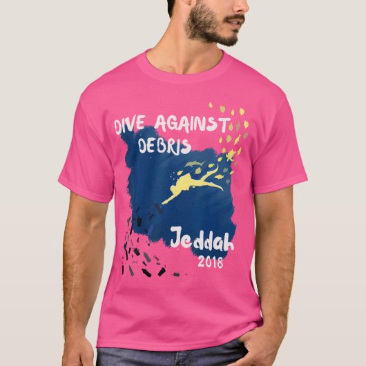 Instructeur Duiken Jeddah 2018 T-shirt (Voorkant)