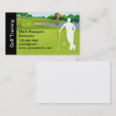 Instructeur Golf-training Visitekaartje (Voorkant / Achterkant)