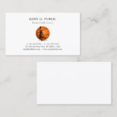 Instructeur voor Basketball Trainer Modern Trendy  Visitekaartje (Voorkant / Achterkant)