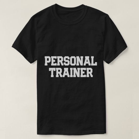 Instructeur voor de opleiding voor persoonlijke op t-shirt (Design voorkant)