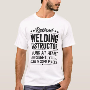Instructeur voor het dragen van getast materiaal t-shirt
