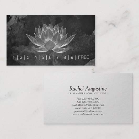 Instructeur voor JONGE Meditatie Loyalty Punch Lot (Voorkant / Achterkant)