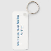 Instructeur voor Peace Love Pilates Persoonlijk Sleutelhanger (Achterkant)