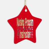 Instructeur voor verpleegprogramma keramisch ornament (Rechts)